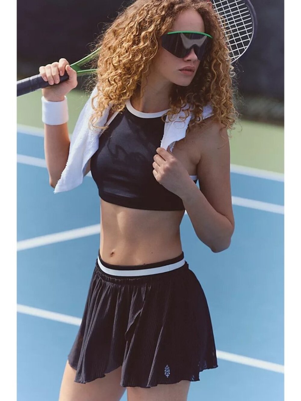 Free People Movement Make It Brief Active Wear Set In Black New With Tag
